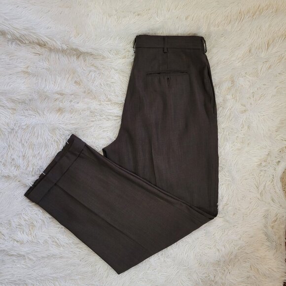 jf j.ferrar Other - jf j.ferrar Men Brown Dress Pants Slacks 34 X 30 Business Casual Office Church